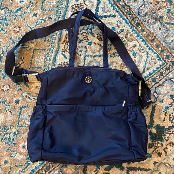 Tory Burch Handbags - Tory Burch Tote diaper bag, Navy Blue